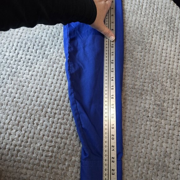 VINTAGE Western Cowboy Shirt Royal Blue Plaid Yoke Pearl Snap Retro Rockabilly - Picture 7 of 7